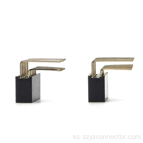 Conector hembra de 2,54 mm de doble fila en ángulo recto